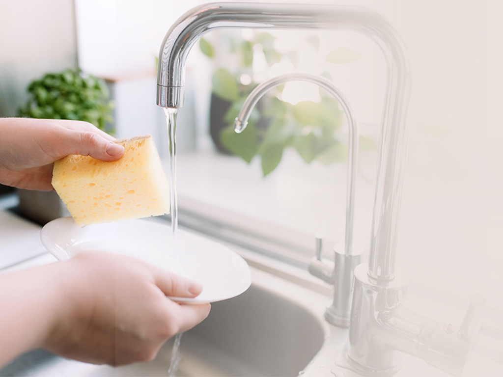 Soft Water for Cleaning dishes and glassware